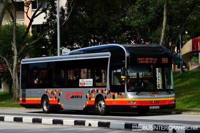 Bus 189 - SMRT Buses MAN NL323F (A22) (SMB3019M)