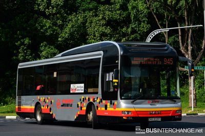 Bus 945 - SMRT Buses MAN NL323F (A22) (SMB3026S)