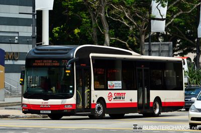 Bus 77 - SMRT Buses MAN NL323F (A22) (SMB3051T)
