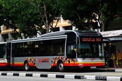 Bus 860 - SMRT Buses MAN NL323F (A22) (SMB3064G)