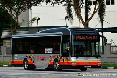 Bus 106 - SMRT Buses MAN NL323F (A22) (SMB3071K)
