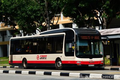 Bus 800 - SMRT Buses MAN NL323F (A22) (SMB3073E)