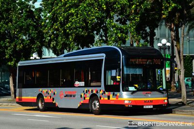 Bus 700 - SMRT Buses MAN NL323F (A22) (SMB3078S)