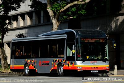 Bus 190 - SMRT Buses MAN NL323F (A22) (SMB3104A)
