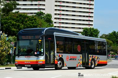 Bus 990 - SMRT Buses MAN NL323F (A22) (SMB3112B)