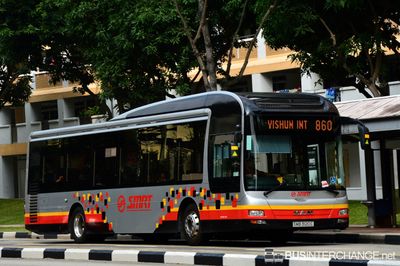 Bus 860 - SMRT Buses MAN NL323F (A22) (SMB3120C)