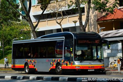 Bus 807 - SBS Transit MAN NL323F (A22) (SMB3123U)