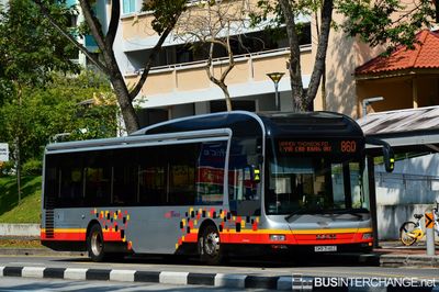 Bus 860 - SBS Transit MAN NL323F (A22) (SMB3148Z)