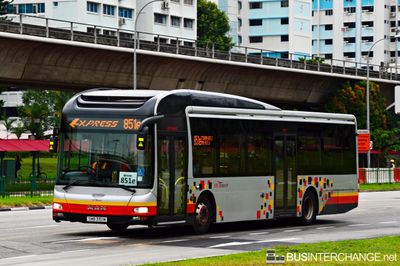 Bus 851e - SBS Transit MAN NL323F (A22) (SMB3151M)