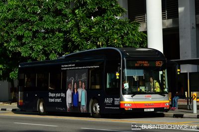 Bus 857 - SMRT Buses MAN NL323F (A22) (SMB3167T)