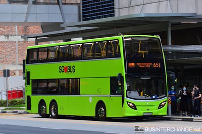 Bus 651 - Tower Transit Singapore Alexander Dennis Enviro 500 MMC (SMB3504D)