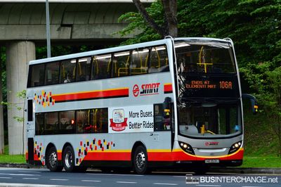 Bus 106A - SMRT Buses Alexander Dennis Enviro 500 MMC (SMB3506Z)