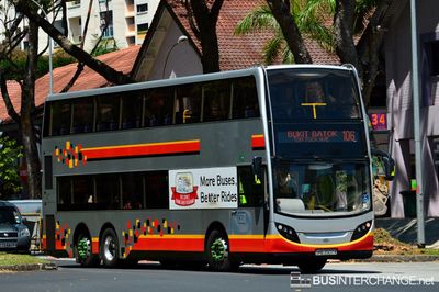 Bus 106 - Tower Transit Singapore Alexander Dennis Enviro 500 MMC (SMB3507X)
