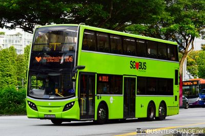 Bus 106 - Tower Transit Singapore Alexander Dennis Enviro 500 MMC (SMB3521D)