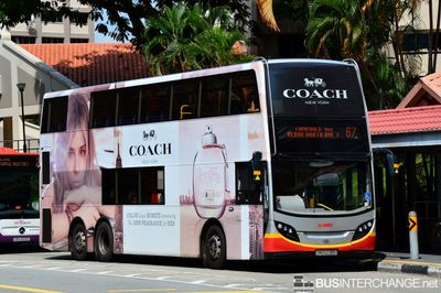 Bus 67 - SMRT Buses Alexander Dennis Enviro 500 MMC (SMB5038U)