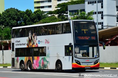 Bus 190 - SMRT Buses Alexander Dennis Enviro 500 MMC (SMB5048R)