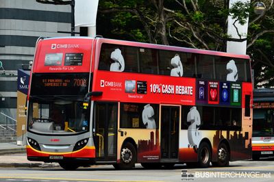 Bus 700A - SMRT Buses Alexander Dennis Enviro 500 MMC (SMB5056S)