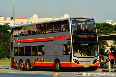 Bus 67 - SMRT Buses Alexander Dennis Enviro 500 MMC (SMB5066M)