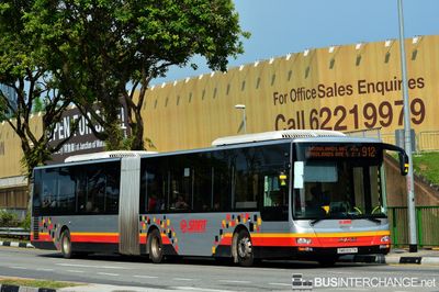 Bus 912 - SMRT Buses MAN NG363F (A24) (SMB8017K)