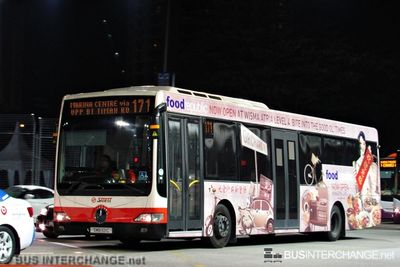Bus 171 - SMRT Buses Mercedes-Benz OC500LE (SMB101C)