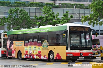 Bus 67 - SMRT Buses Mercedes-Benz OC500LE (SMB111Z)