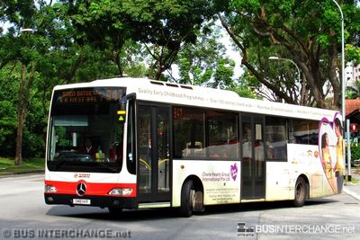 Bus 947 - SMRT Buses Mercedes-Benz OC500LE (SMB114R)