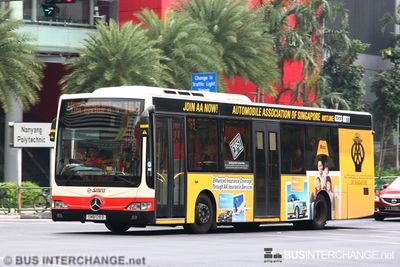 Bus 169 - SMRT Buses Mercedes-Benz OC500LE (SMB128B)