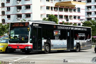 Bus 855 - SMRT Buses Mercedes-Benz Citaro (SMB136C)