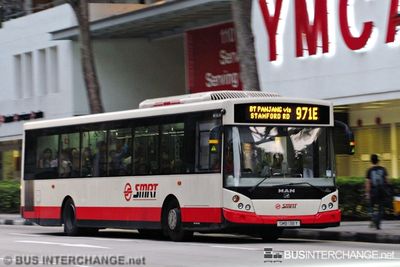 Bus 971E - SMRT Buses MAN NL323F (A22) (SMB138Y)