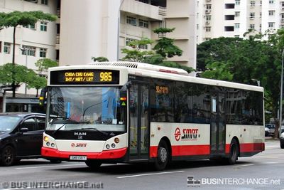 Bus 985 - SMRT Buses MAN NL323F (A22) (SMB138Y)