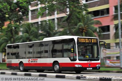 Bus 811 - SMRT Buses Mercedes-Benz Citaro (SMB146Z)