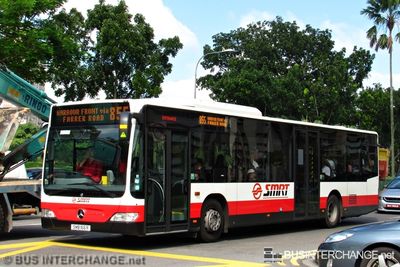 Bus 855 - SMRT Buses Mercedes-Benz Citaro (SMB166R)