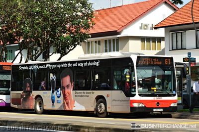 Bus 61 - SMRT Buses Mercedes-Benz Citaro (SMB179D)
