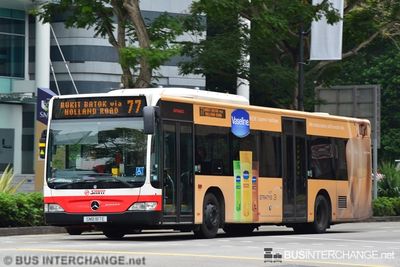 Bus 77 - SMRT Buses Mercedes-Benz Citaro (SMB187E)