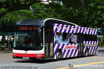 Bus 700A - SMRT Buses MAN NL323F (A22) (SMB200A)