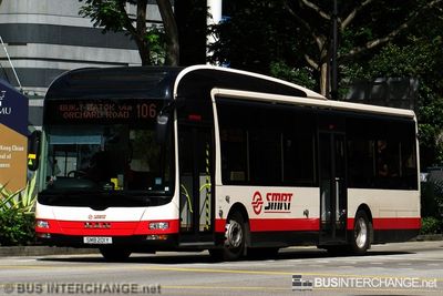 Bus 106 - SMRT Buses MAN NL323F (A22) (SMB201Y)