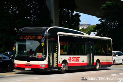 Bus 188R - SMRT Buses MAN NL323F (A22) (SMB 202U)