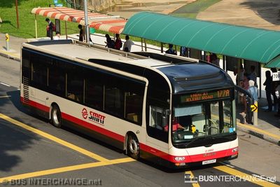Bus 177A - SMRT Buses MAN NL323F (A22) (SMB204P)