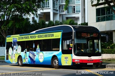 Bus 857 - SMRT Buses MAN NL323F (A22) (SMB225D)