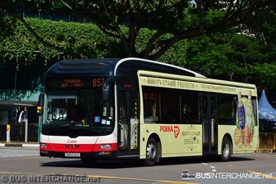 Bus 857 - SMRT Buses MAN NL323F (A22) (SMB225D)