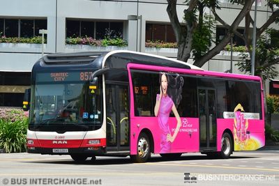 Bus 857 - SMRT Buses MAN NL323F (A22) (SMB228X)