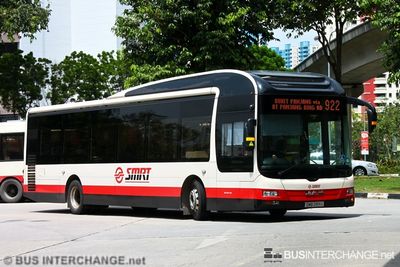 Bus 922 - SMRT Buses MAN NL323F (A22) (SMB289U)
