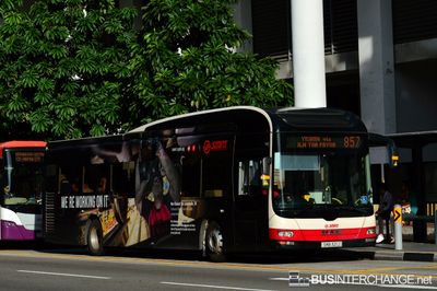 Bus 857 - SMRT Buses MAN NL323F (A22) (SMB 321J)