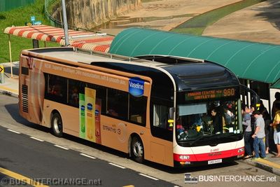 Bus 960 - SMRT Buses MAN NL323F (A22) (SMB349L)