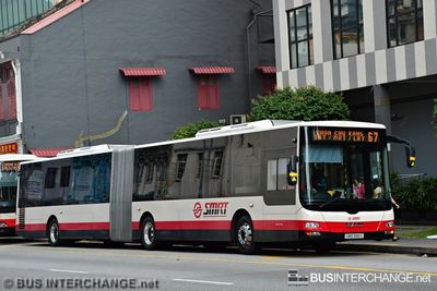 Bus 67 - SMRT Buses MAN NG363F (A24) (SMB388S)