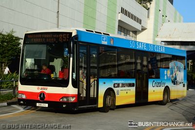 Bus 855 - SMRT Buses Mercedes-Benz OC500LE (SMB28G)