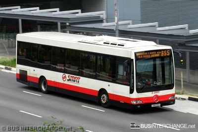 Bus 855 - SMRT Buses Mercedes-Benz OC500LE (SMB28G)