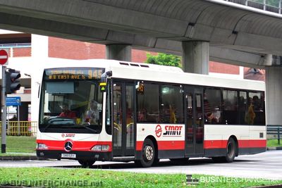 Bus 945 - SMRT Buses Mercedes-Benz OC500LE (SMB53H)