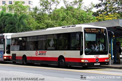Bus 77 - SMRT Buses Mercedes-Benz OC500LE (SMB66X)