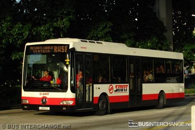Bus RWS8 - SMRT Buses Mercedes-Benz OC500LE (SMB80D)